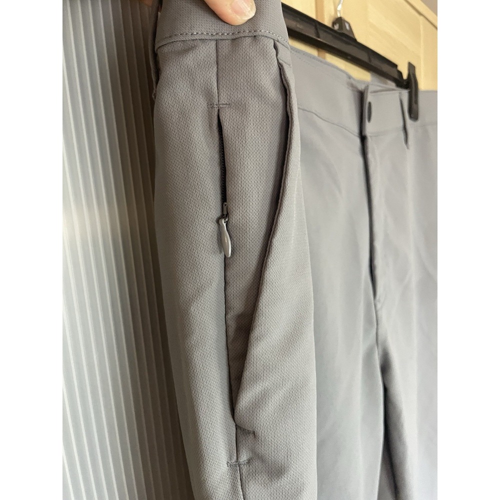 Banana Republic Men's Performance Stretch Golf Casual Office Gray Pants Travel - Picture 4 of 7